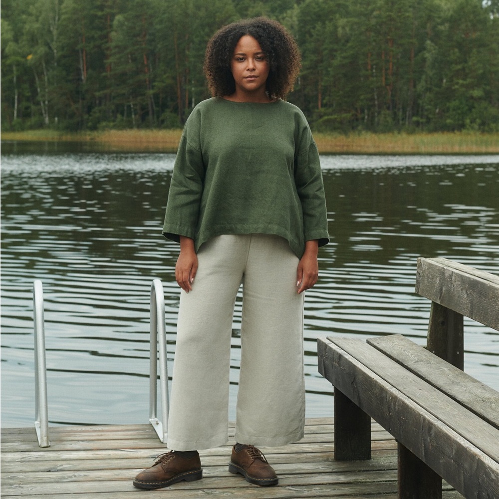 Linenfox Heavy Linen Ocean Pants